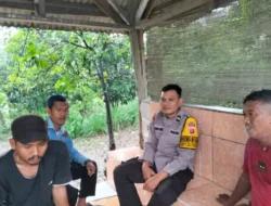 Bhabinkamtibmas Polsek Tanjungsari Sambang Warga, Sampaikan Imbauan Kamtibmas