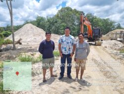 Tindak Lanjuti Berita Miring Galian C, Polsek Tambang Cek Lokasi PT Desha Rafiqzy