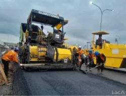 Perkuat Mutu Jalan Tol Area Junction Palembang: HKA Selesaikan Overlay ±12.000 Ton Hotmix