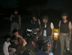 Cegah Premanisme dan Genk Motor, Kapolres Siak Pimpin Patroli Malam Bersama Tim RAGA