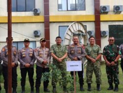 Perkuat Sinergi TNI-Polri Lewat Program Green Policing, Danrem 031/WB Kunjungi Polres Siak