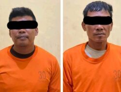 Polres Kuansing Tangkap Dua Pelaku Penyalahgunaan Pengangkutan dan Niaga BBM Solar di SPBU Sako Pangean