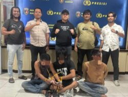 Kurang dari 12 Jam, Satreskrim Polres Kampar Sikat Komplotan Curat Indomaret dan BRI