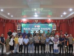 Rilis Akhir Tahun, Polres Kampar Komitmen Berantas Kriminalitas dan Layani Masyarakat