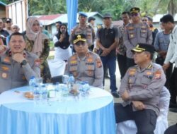 Wakapolda Riau Tinjau Lokasi Rencana Pembangunan Jembatan SDN 18 Semulut