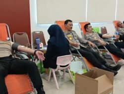 Dalam Rangka Jumat Berkah, Polda Riau Gelar Donor Darah di Aula Tribrata