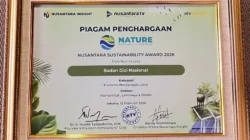 BGN Raih Nusantara Sustainability Award 2026 Kategori “Ekonomi Berdampak Lokal” Sektor Pemerintah, Lembaga & BUMN