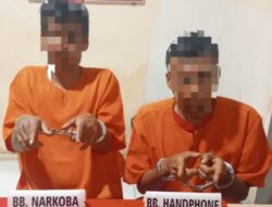 Terlibat Jaringan Sabu, 2 Pria Diciduk Polres Kampar