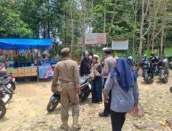 Polres Kuansing Laksanakan Patroli Wisata Idul Fitri di Guruh Gemurai, Pengunjung Diimbau Utamakan Keselamatan