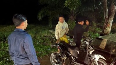 Antisipasi Gangguan Kamtibmas, Tim RAGA Polres Kuansing Laksanakan Patroli Malam