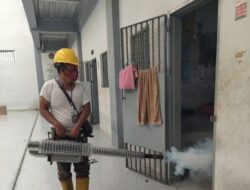 Lapas Kelas IIA Binjai Laksanakan Fogging, Perkuat Pencegahan DBD di Lingkungan Hunian Warga Binaan