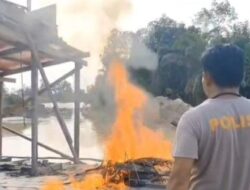 Polsek Singingi Hilir Tertibkan Aktivitas PETI di Sungai Bawang Atas