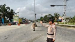 Operasi Ketupat LK 2026, Polres Siak Tingkatkan Pengamanan Jalur Strategis di Exit Tol Minas