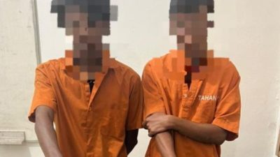 Polsek Tambang Tangkap 2 Pelaku Narkoba di Desa Parit Baru