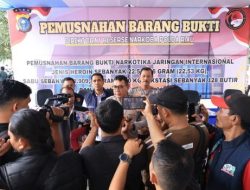 Amankan 10 Tersangka, Polda Riau Musnahkan Barang Bukti dari 7 Kasus Besar