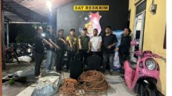 Polres Rohil Berhasil Ungkap Kasus Pencurian Kabel Milik PT Petronesia Benimel, 2 Terduga Pelaku Diamankan