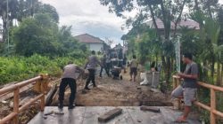 39 Jembatan Desa Rampung Dibangun, Kapolda Riau: Ini Wujud Nyata Pengabdian Polri untuk Masyarakat