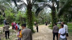 Polisi Gabungan Bubarkan 3 Lokasi Ilegal Mining di Kualu, Pasang Police Line dan Pembongkaran Tempat Galian