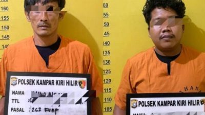 1 Kabur, Polsek Kampar Kiri Hilir Tangkap 2 Pelaku Pengeroyokan