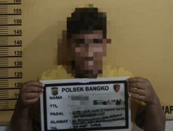 Sita 10 Gram Sabu, Polsek Bangko Amankan Terduga Pengedar Narkoba di Bagan Hulu
