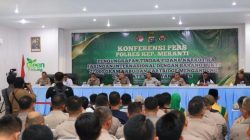 Wakapolda Riau Pimpin Konferensi Pers Pengungkapan 27 Kg Sabu Jaringan Internasional di Polres Meranti