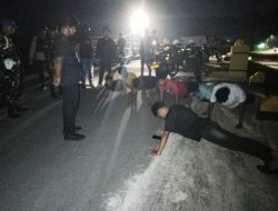 Tim Raga Polres Kampar Bersama TNI Laksanakan Patroli Humanis Malam Hari, Jaga Kamtibmas di Berbagai Titik Strategis Bangkinang