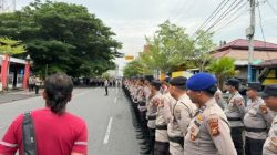 Polres Rohil Gelar Apel Kesiapan Pengamanan Event Nasional Bakar Tongkang 2026