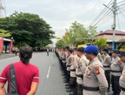 Polres Rohil Gelar Apel Kesiapan Pengamanan Event Nasional Bakar Tongkang 2026