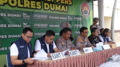 Rilis Pengungkapan 5 KG Sabu dari Penumpang Kapal Asal Malaysia, Polres Dumai Amankan Barang Bukti Capai Rp5 Miliar