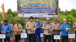 Peringatan Hari Lingkungan Hidup Sedunia, Polres Siak Bersama Pemerintah Kampung Penyengat Tanam 7.000 Bibit Mangrove
