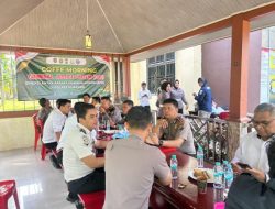 Kapolres Kuansing Gelar Coffee Morning CJS, Perkuat Sinergi Antar Aparat Penegak Hukum