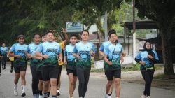 Dalam Rangka HUT Bhayangkara ke 80, Kapolres Kuansing Lepas Peserta Fun Run to RBR 2026