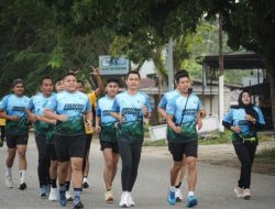 Dalam Rangka HUT Bhayangkara ke 80, Kapolres Kuansing Lepas Peserta Fun Run to RBR 2026
