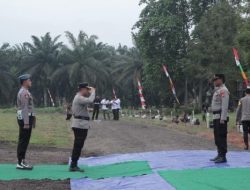 Kapolres Rohil Pimpin Apel Siaga Karhutla Bersama Pemkab dan PT Salim Ivomas Pratama