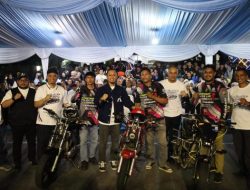 Kapolresta Pekanbaru Turut Meriahkan Night Ride HUT Kota Pekanbaru ke-242, Kegiatan Berlangsung Aman dan Kondusif