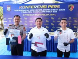 Amankan 18 Kendaraan Hasil Kejahatan, Polda Riau Bongkar Begal Sadis dan Sindikat Curanmor