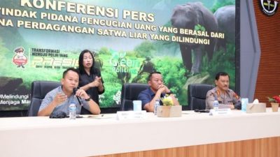Dari Gading Gajah ke TPPU: Polda Riau Bongkar Aliran Dana Rp1,8 Miliar, 2 Tersangka Dimiskinkan