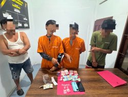 Polres Kampar Berkomitmen Bebas Narkoba, 4 Pelaku Diamankan Polsek Tambang