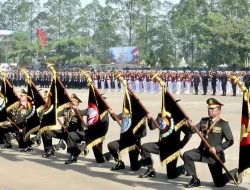 Presiden Prabowo Beri Nugraha Sakanti kepada Polda Riau, Kapolda: Penghargaan Ini Milik Seluruh Personel