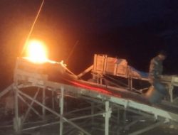 Penertiban 2 Rakit PETI di Area HGU PT KTBM, Polsek Kuantan Mudik Tegaskan Komitmen Berantas Tambang Ilegal