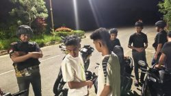 Antisipasi Balap Liar, Sajam dan Premanisme, Tim Raga Polres Kuansing Laksanakan Patroli Malam