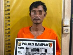 Cabuli 2 Anak Kandung, Ayah Biadab Diamankan Polres Kampar