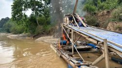 Polsek Cerenti Tertibkan 48 Rakit PETI di Lima Desa, Tegaskan Komitmen Jaga Kelestarian Sungai Kuantan