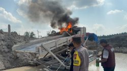 Polsek Singingi Tindak Tegas Aktivitas PETI di Desa Kebun Lado, 5 Unit Rakit Dimusnahkan