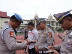Tingkatkan Disiplin dan Profesionalisme, Subdid Provos Bidpropam Polda Riau Laksanakan Gaktiblin di Polres Rohil