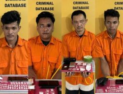 Dalam Semalam Satresnarkoba Polres Inhu Gulung 4 Tersangka, Mulai Dari Oknum PNS Hingga Satpam