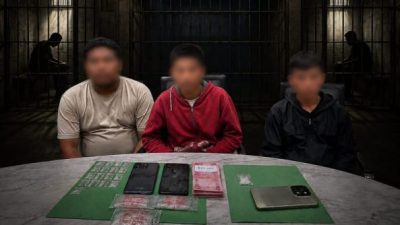 Polresta Pekanbaru Gerebek Lokasi Penyalahgunaan Narkoba Jenis Sabu, 3 Tersangka Ditahan