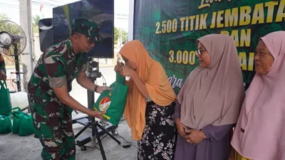 Dandim Depok Resmikan Titik Air Bersih di Pengasinan, Wujud Nyata TNI Hadir untuk Rakyat