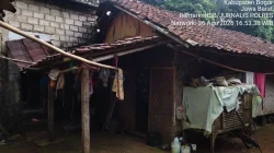Rumah Warga Kampung Sawah Lega Desa Cipicung Terancam Roboh, Belum Tersentuh Bantuan