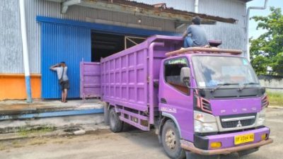 Polsek Bangko Pusako Salurkan 2,9 Ton Jagung Pipil ke Bulog Dumai, Dukung Ketahanan Pangan